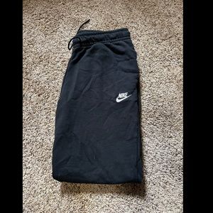 nike black joggers M
